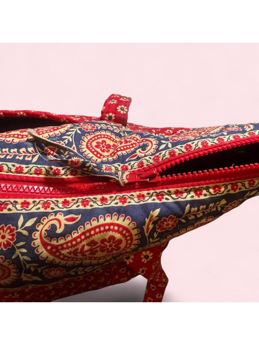 Vera Bradley quilted paisley tote bag - Picture 5 of 7